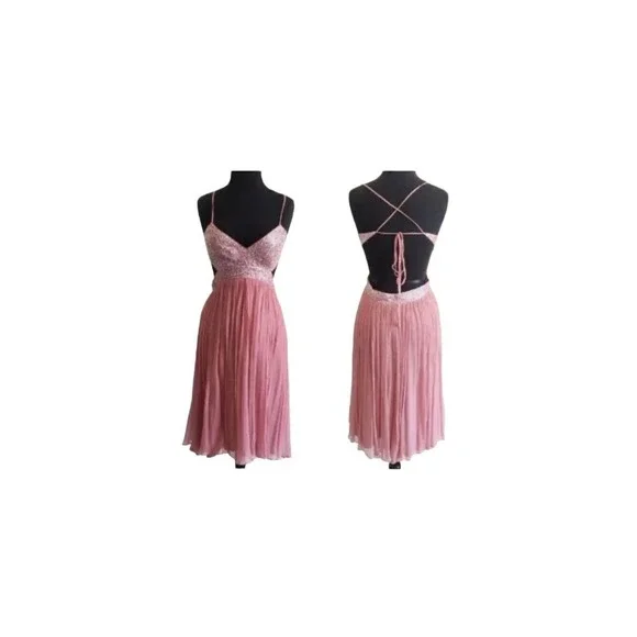 BCBGMaxAzria | Dresses | Bcbg Maxazria Womens Pink Silk Chiffon Backless Sequin Cocktail Dress Size 6 | Poshmark BCBGMaxAzria | Dresses | Bcbg Maxazria Womens Pink Silk Chiffon Backless Sequin Cocktail Dress Size 6 | Poshmark